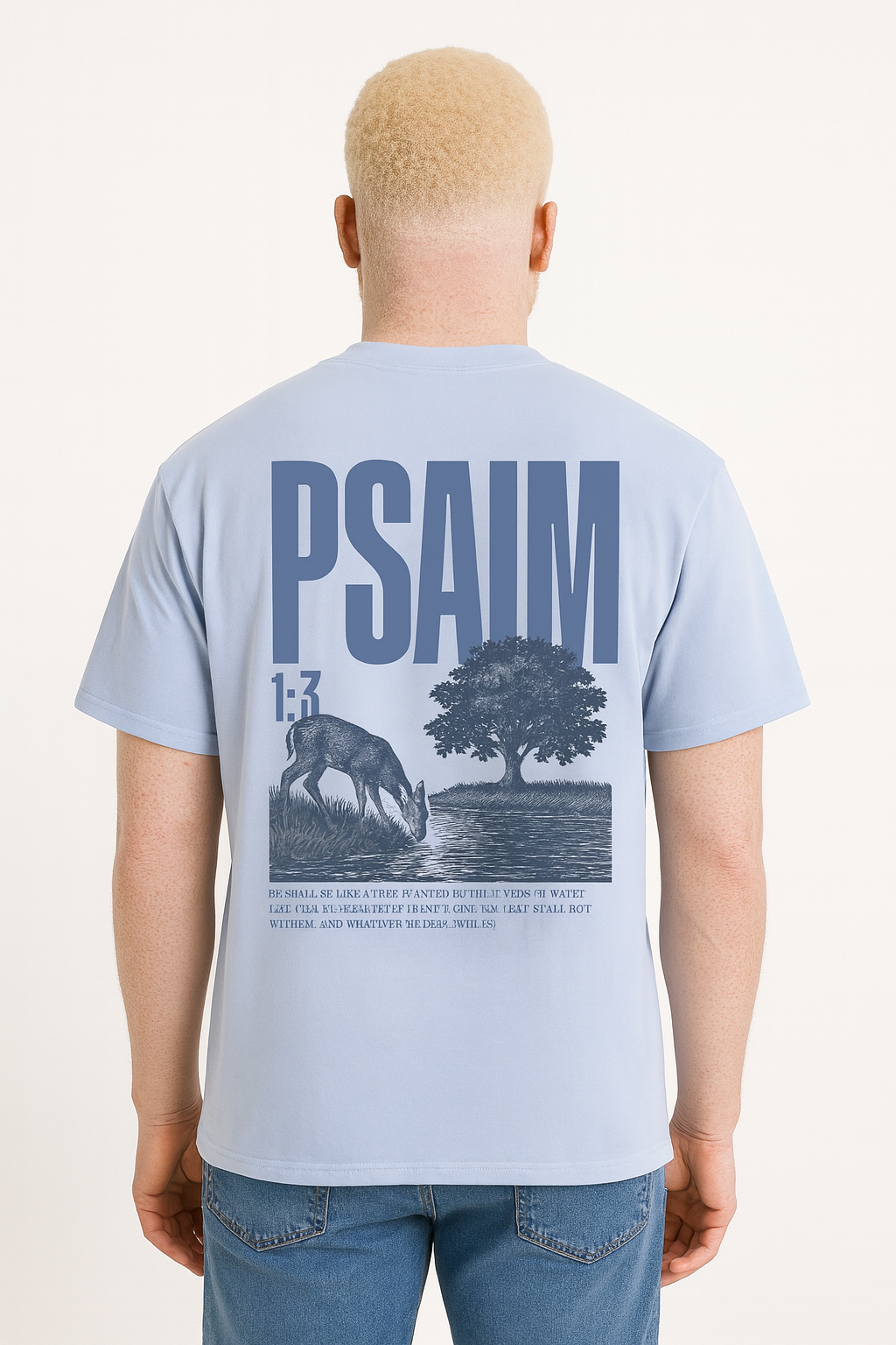 Rooted in Him - Pastel Blue