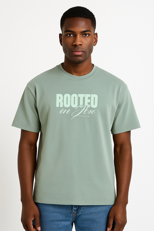 Rooted in Him - Pastel Green